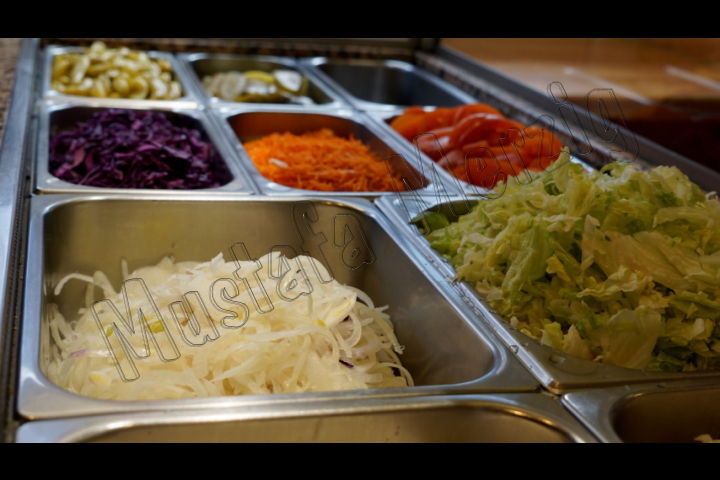 Frische Salatzutaten