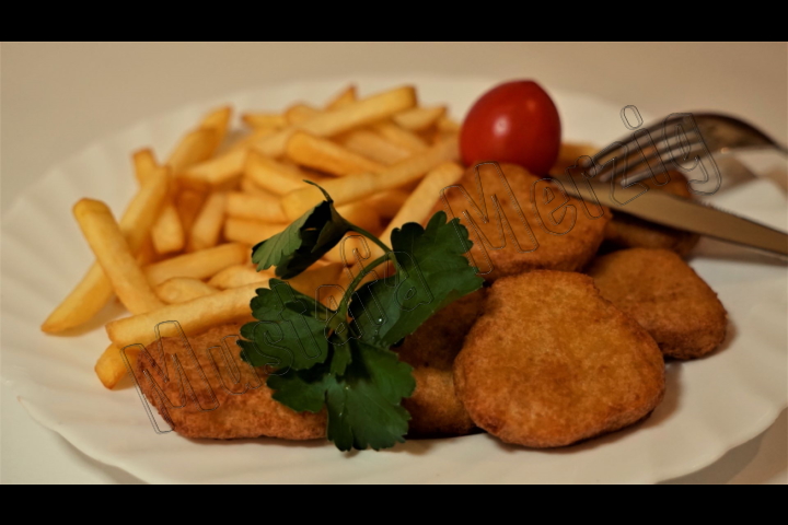 Nuggets mit Pommes
